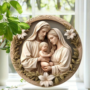 Décoration Religieuse Catholique – Sainte Famille en Art Classique