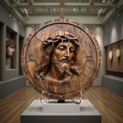 Décoration Religieuse Catholique – Jésus-Christ avec la Couronne d’Épines