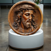 Décoration Religieuse Catholique – Jésus-Christ avec la Couronne d’Épines