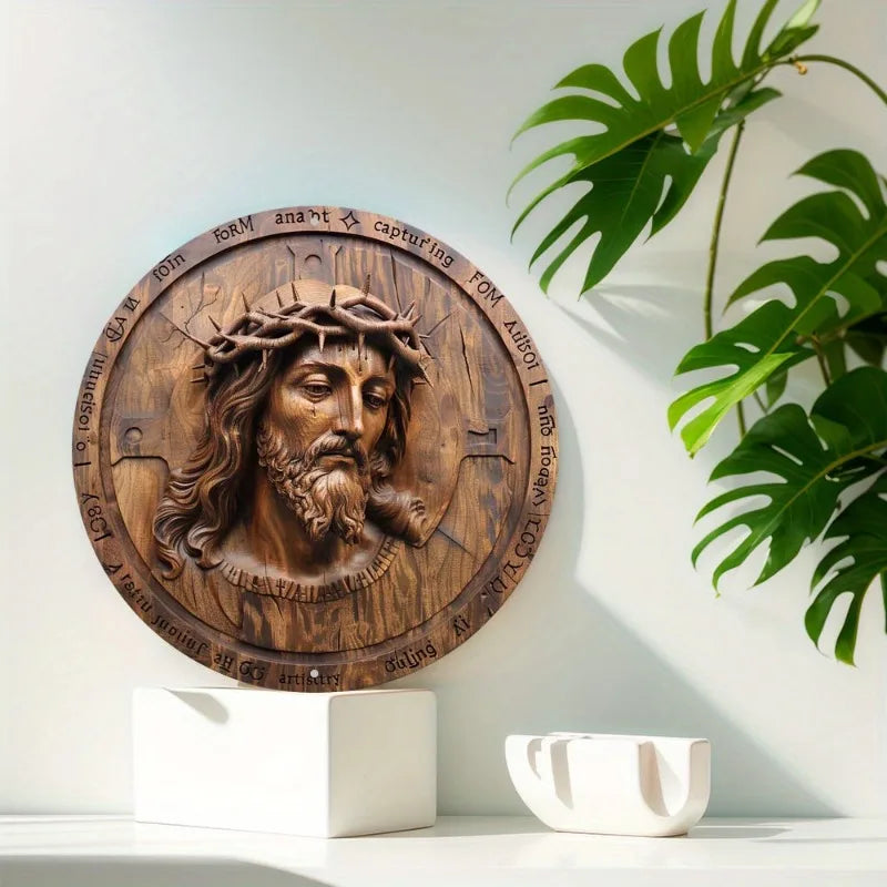 Décoration Religieuse Catholique – Jésus-Christ avec la Couronne d’Épines