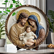 Décoration Religieuse Catholique – Sainte Famille en Harmonie