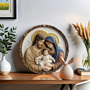 Décoration Religieuse Catholique – Sainte Famille en Harmonie