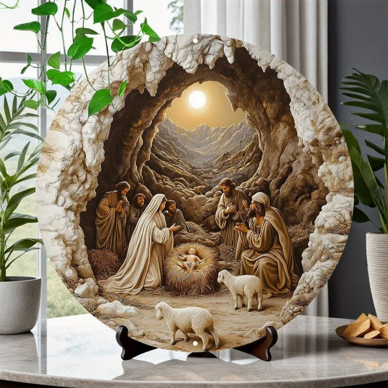 Décoration Religieuse Catholique – Crèche Céleste