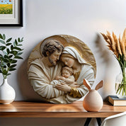 Décoration Religieuse Catholique – Sainte Famille Divine dans l'Amour