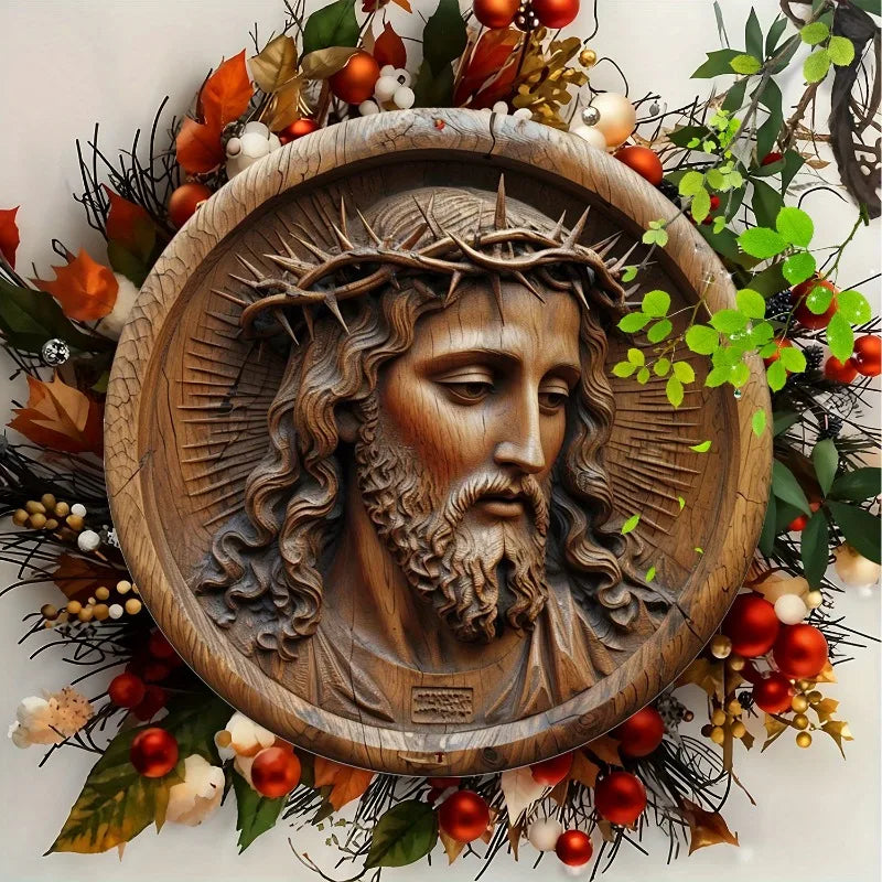 Décoration Religieuse Catholique – Jésus-Christ avec la Couronne d’Épines