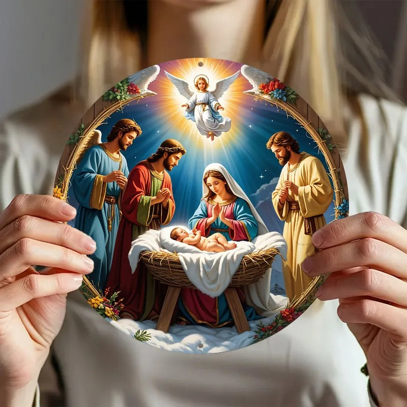 Décoration Catholique – Crèche Sacrée de la Nativité